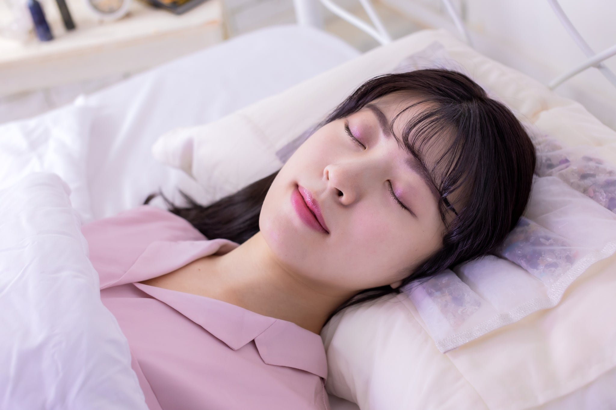 パワーストーン材 【jewelrypillow］2セット ルチルクォーツ ゴールデンタイガーアイ チャーム付き